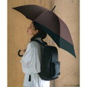 【Wpc.公式】雨傘 UNISEX バックプロテクトアンブレラ 大きい 大きめ 鞄濡れない 継続撥水 晴雨兼用 ジャンプ傘 メンズ レディース 長傘 (ブラウン...