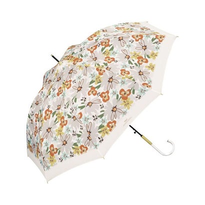 【Wpc.公式】雨傘 ブルーミングフラワー 58cm ジャンプ傘 晴雨兼用 傘 レディース 長傘 (オフ) 【Wpc.公式】雨傘 ブルーミングフラワー 58cm ジャンプ傘 晴雨兼用 傘 レディース 長傘 (オフ)