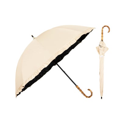 【Wpc.公式】最強の日傘 UVO(ウーボ)8本骨 フリル 55cm 大きい 完全遮光 UVカット100% 遮熱 晴雨兼用 大きめ フリル日傘 晴雨兼用日傘 レディース 長傘(ベージュ) 【Wpc.公式】最強の日傘 UVO(ウーボ)8本骨 フリル 55cm 大きい 完全遮光 UVカット100% 遮熱 晴雨兼用 大きめ フリル日傘 晴雨兼用日傘 レディース 長傘(ベージュ)