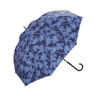【Wpc.公式】雨傘 クロッカス 親骨58cm ジャンプ傘 晴雨兼用 傘 レディース 長傘 おしゃれ 可愛い 女性 通勤 通学 (ネイビー)