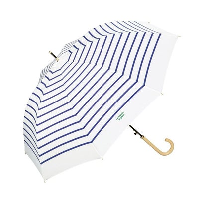 【Wpc.公式】雨傘 フレンチボーダー 親骨58cm ジャンプ傘 晴雨兼用 傘 レディース 長傘 おしゃれ 可愛い 女性 通勤 通学 (ブルー) 【Wpc.公式】雨傘 フレンチボーダー 親骨58cm ジャンプ傘 晴雨兼用 傘 レディース 長傘 おしゃれ 可愛い 女性 通勤 通学 (ブルー)