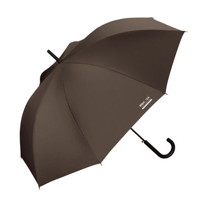 【Wpc.公式】日傘 IZA(イーザ) BASIC JUMP 65cm 完全遮光 UVカット100% 遮熱 晴雨兼用 大きい 大きめ メンズ 男性 紳士 長傘 (ブラウン)
