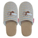 アセット ASSET リサラーソン ちどりマフラーマイキースリッパ (ブルー)