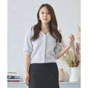 ミッシュマッシュ MISCH MASCH 【2024秋冬新作】シャギー5分袖2wayニットカーデ/MM438403 (GRAY)