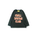 ブランシェス branshes 【WEB限定/DRC】綿100%bコレグラフィック長袖Tシャツ ロンT (チャコールグレー)