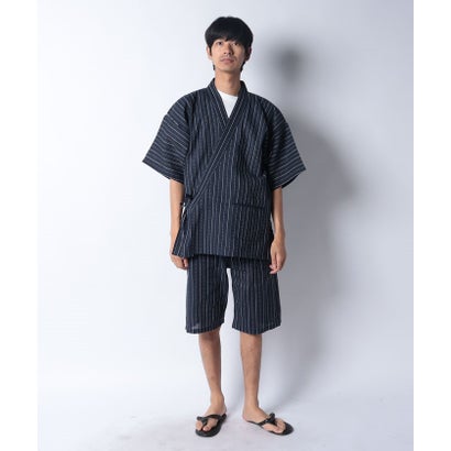 コムサメン COMME CA MEN コムサメン 太ストライプ 甚平 (コン)