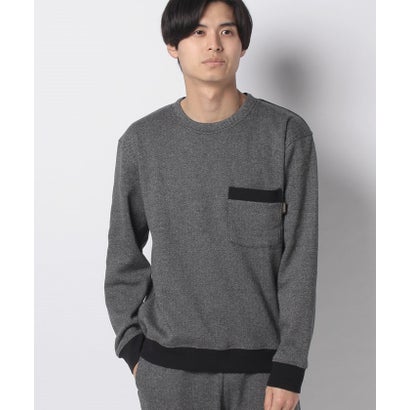 コムサメン COMME CA MEN 【セットアップ対応商品】コムサメン ヘリンボーンリラクシングウェア (ブラック)