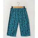 コムサメン COMME CA MEN コムサメン 高嶋楊柳 市松柄ステテコ (グリーンブルー)