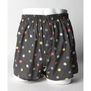 コムサメン COMME CA MEN コムサメン ヨーヨー柄 トランクス【返品不可商品】 (チャコール)