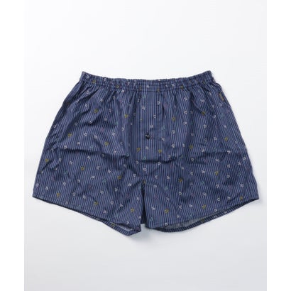 コムサメン COMME CA MEN コムサメン ハト&ストライプ柄 トランクス【返品不可商品】 (コン) コムサメン COMME CA MEN コムサメン ハト&ストライプ柄 トランクス【返品不可商品】 (コン)
