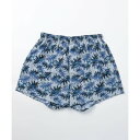 コムサメン COMME CA MEN コムサメン 高嶋ちぢみ楊柳リーフ&豹柄 トランクス(MーL)【返品不可商品】 (フレンチグレー)
