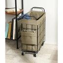 トウキョウデザインチャンネル バイヤーズセレクト TOKYO DESIGN CHANNEL BUYERS SELECT ランドリーバスケットポケツキ38L (Dkグリーン)