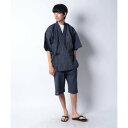 コムサメン COMME CA MEN コムサメン 無地&ストライプ柄 甚平 (コン)
