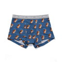 ポールアンドジョー PAUL&JOE PAUL & JOE ピクセルタッチ柄 ボクサーパンツ【返品不可商品】 (ブルー)