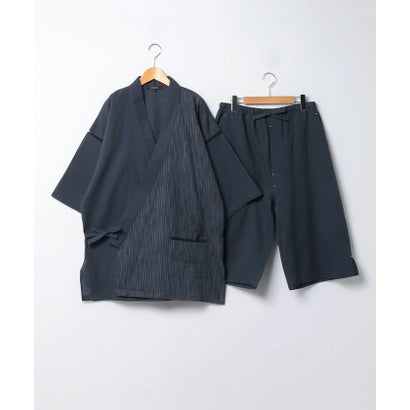 コムサメン COMME CA MEN コムサメン 無地&ストライプ柄 甚平 (コン)