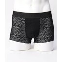 オム HOM HOM コンフォートマイクロボクサーパンツ(レース素材)【返品不可商品】 (ブラック)