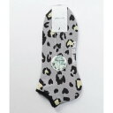 コムサメン COMME CA MEN コムサメン 動物柄 ショート丈ソックス (Mグレー)