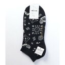 コムサメン COMME CA MEN コムサメン バンダナ柄 ショート丈ソックス (コン)