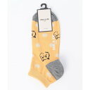 ポールアンドジョー PAUL&JOE PAUL & JOE ポルカドット柄 アンクル丈ソックス (マスタード)