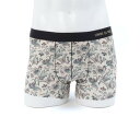 コムサメン COMME CA MEN コムサメン 花柄 ボクサーパンツ【返品不可商品】 (ベージュ)
