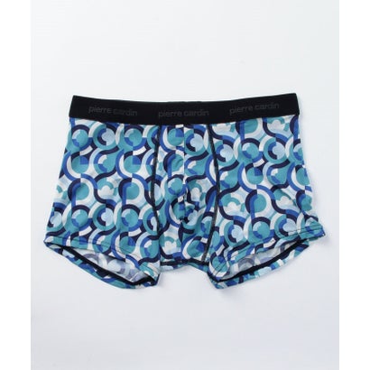 ピエールカルダン pierre cardin ピエールカルダン サークル柄ボクサーパンツ【返品不可商品】 （ブルー）