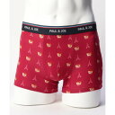ポールアンドジョー PAUL&JOE PAUL & JOE OlympicNounette柄ボクサーパンツ【返品不可商品】 (レッド)