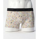 ピエールカルダン pierre cardin ピエールカルダン コズミックペイズリー柄 ボクサーパンツ【返品不可商品】 (オフホワイト)