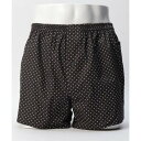 ピエールカルダン pierre cardin ピエールカルダン 幾何学柄 トランクス【返品不可商品】 (ブラック)