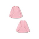 ブランシェス branshes 【やわらか】ワッフル長袖Tシャツ (ピンク)