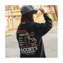 ブランシェス branshes 【WEB限定/DRC/お肌に嬉しい綿100%】アソートグラフィック長袖Tシャツ (ブラック)