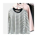ブランシェス branshes 【WEB限定/DRC/やわらか天竺】Aラインフレア長袖Tシャツ (1)
