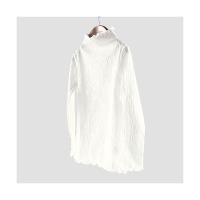 ブランシェス branshes クシュクシュカットソー長袖Tシャツ （オフホワイト）