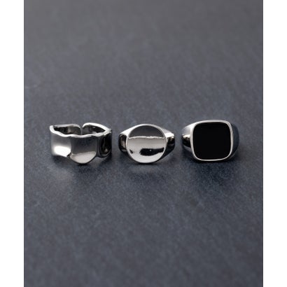 リバランス REBALANCE メンズリング 3点セット【サイズ調整可能】 (I)