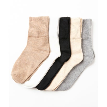 ワイス WYTHE レディース ロークルーソックス 5足セット 靴下セット ソックスセット （E）