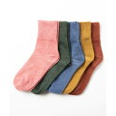 ワイス WYTHE レディース ロークルーソックス 5足セット 靴下セット ソックスセット (B)