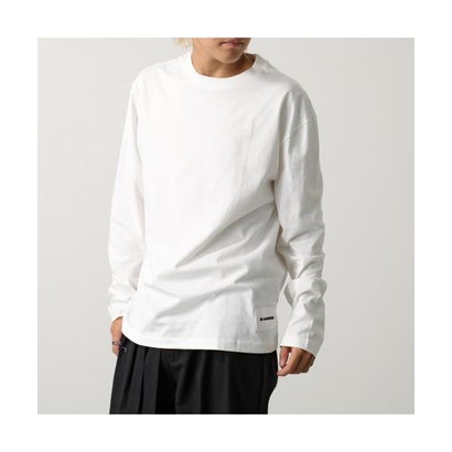 ジルサンダー Jil Sander JIL SANDER+ 長袖 Tシャツ 【1枚単品】 J47GC0002 J45048 （100/WHITE）