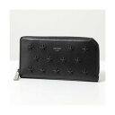 ジミー チュー JIMMY CHOO Jimmy Choo ラウンドファスナー 長財布 CARNABY/S OAJ (BLACK/GUNMETAL/ブラック)