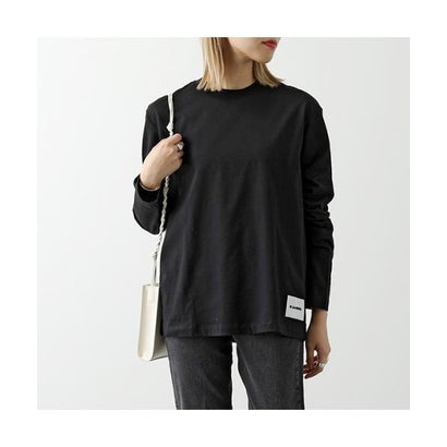 ジルサンダー Jil Sander JIL SANDER+ 長袖 Tシャツ 【1枚単品】J40GC0002 J45048 （001/ブラック）