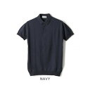 ジョンスメドレー JOHN SMEDLEY JOHN SMEDLEY ポロシャツ RHODES コットンニット (NAVY)