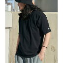 ヴァンス エクスチェンジ VENCE EXCHANGE DISCUS ATHLETIC クルーTシャツ (ブラック)