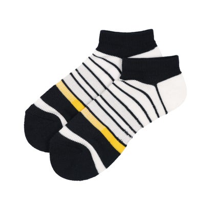 イグニオ IGNIO メンズ ゴルフ ソックス ボーダー ショートソックス IG-1K1363AN (ネイビー)