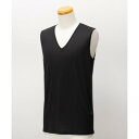 マックハウス Mac-House SARARI サラリ NAVY Vネックノースリーブ 341102MH (ブラック)
