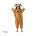 マックハウス Mac-House Teddy Bear テディベア テディベア 着ぐるみパジャマ 151338115 (ブラウン)