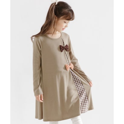 コドモフク ビー 子供服Bee リボン切り替えワンピース