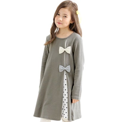 コドモフク ビー 子供服Bee リボン切り替えワンピース