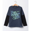 クリフ メイヤー KRIFF MAYER JOIN TEE(POPアメカジ)(130〜170cm) (NAVY)