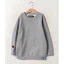 クリフ メイヤー KRIFF MAYER あたたかクルー(袖刺繍) (120~170cm) (GRAY)