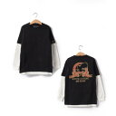 クリフ メイヤー KRIFF MAYER JOIN TEE(恐竜)(130〜170cm) (BLACK)