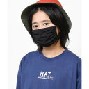 ラット エフェクト RAT EFFECT SHUSHUオリジナル洗えるマスク3枚組セット【返品不可商品】 (ブラック)