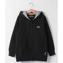 クリフ メイヤー KRIFF MAYER UVカットサラすべパーカー(130~170cm) (BLACK)